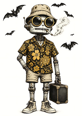 Robot Tourist with Bats