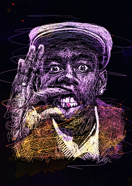 Tyler the Creator Scribble Art Portrait