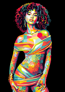 Tyla Pop Art portrait