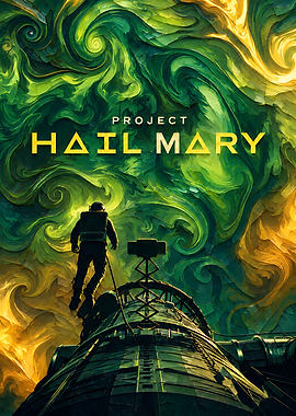 Project Hail Mary Space Poster