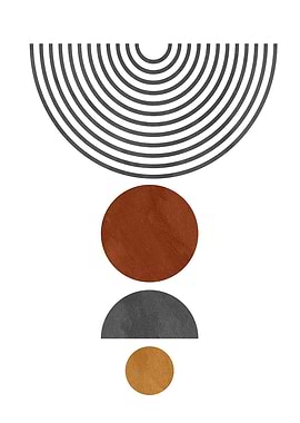 Minimalist Geometric Abstract Wall Art