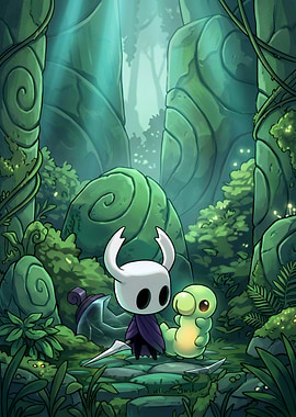The Knight and Grub in Greenpath
