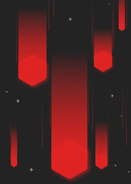 Meteor Hexagonal Fall Space