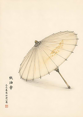 Traditional Chinese Oil Paper Umbrella