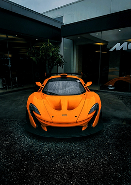 Bright Orange McLaren P1 GTR