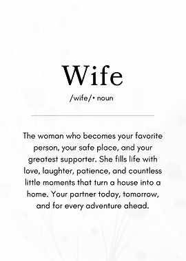 Wife Quote Definition