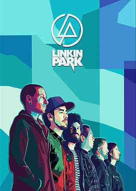 Linkin Park Band Vector Art Poster