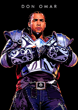 Don Omar Warrior Stage Portrait