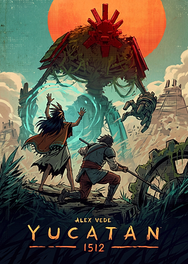 Yucatan 1512 Fantasy Adventure Poster