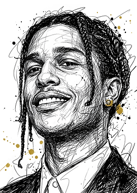A$AP Rocky Portrait