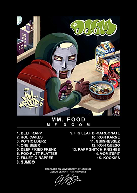 MF DOOM Album Poster