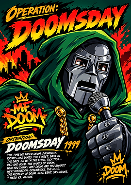 MF DOOM Operation Doomsday Poster