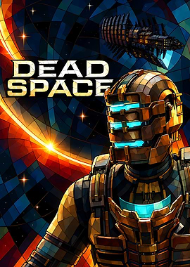 Dead Space Stained Glass Art
