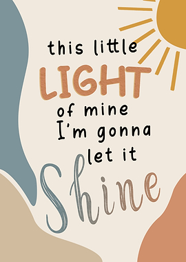 This Little Light of Mine Poster