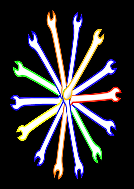 Colorful Tool Mechanic