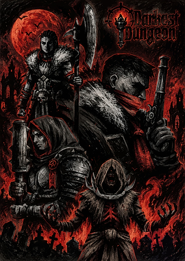 Darkest Dungeon Heroes Poster