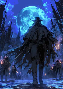 Hunter in the Moonlight City