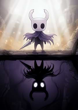 Hollow Knight Reflection Digital Art