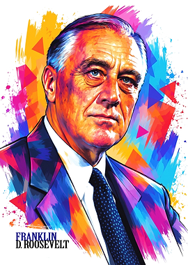 Franklin D. Roosevelt Pop Art