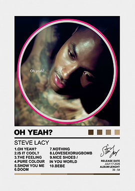 Steve Lacy Oh Yeah Album Poster