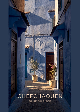 Chefchaouen Blue City Alleyway