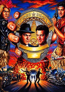 Dragnet Movie Poster Art