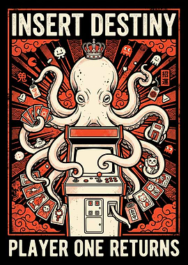 Insert Destiny Arcade Octopus Poster