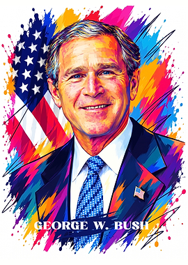 George W. Bush Pop Art Portrait