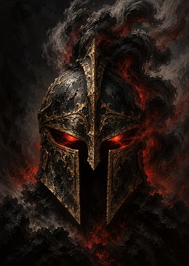 Dark Fantasy Warrior Helmet