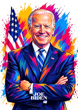 Joe Biden Pop Art Portrait