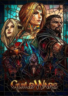 Guild Wars Stained Glass Art