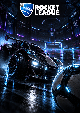 Rocket League Game Promotional Poster