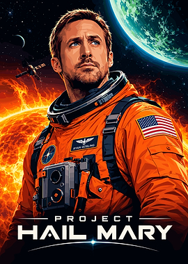 Project Hail Mary Ryan Gosling Poster