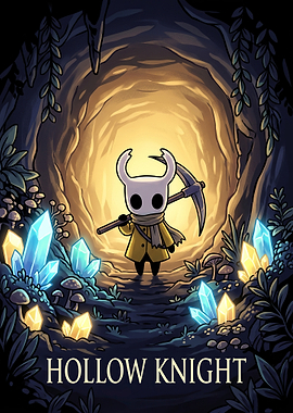 Hollow Knight Crystal Cave Exploration