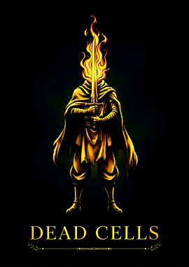 Dead Cells Flaming Head Warrior