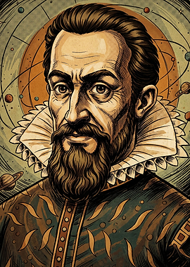 Vintage Astronomer Celestial Art