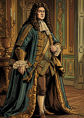 Baroque Nobleman Royal Vintage Art