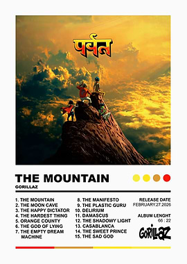 Gorillaz The Mountain Album Poster