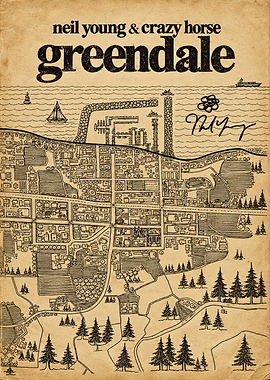 Neil Young & Crazy Horse Greendale Map