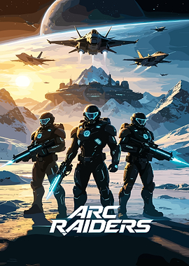 ARC Raiders Futuristic Soldiers Poster
