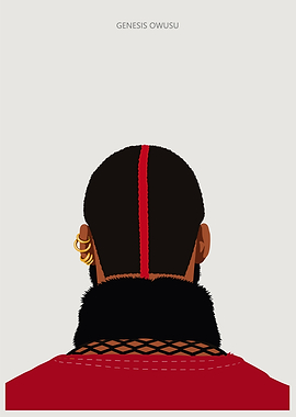 Genesis Owusu Minimalist Portrait