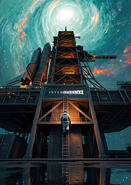 Interstellar Space Shuttle Launchpad