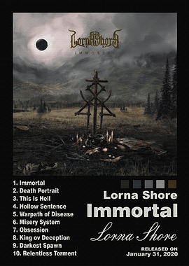 Lorna Shore Immortal Album Poster