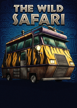 The Wild Safari Bus Poster