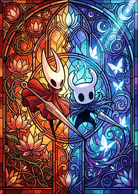 Hollow Knight Stained Glass Art