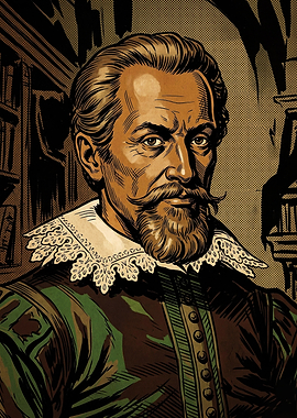 Renaissance Scholar Comic Art