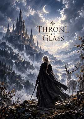 Throne of Glass Fantasy Book Poster