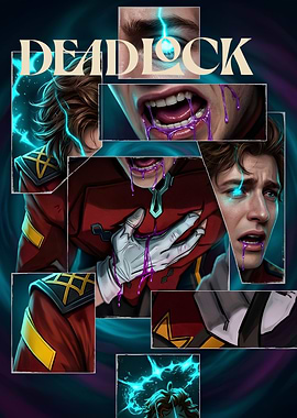 Deadlock Character Collage Poster