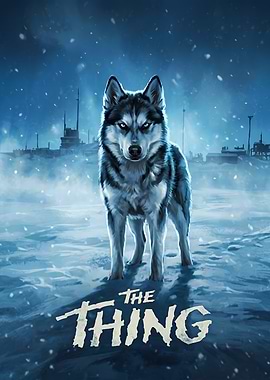 The Thing Husky Movie Poster