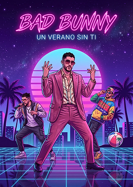 Bad Bunny Un Verano Sin Ti Poster